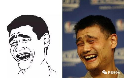 姚明表情包回应,幽默化解争议，展现篮球巨星风采